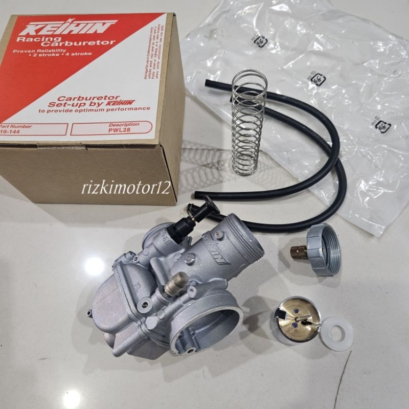 KARBURATOR KEIHIN NINJA PWL 28 SEKEP KUNINGAN  A SUPER