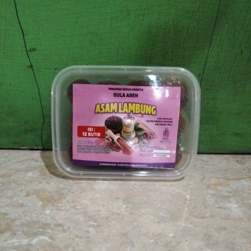 

gula aren untuk asam lambung / minuman seduh praktis