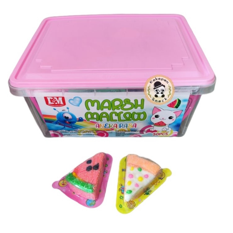 

Ready DSM SEMANGKA POTONG MARSHMALLOW TUPPERWARE ISI 5 H67