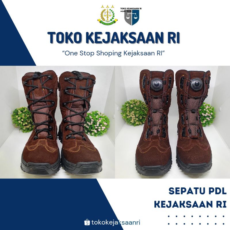 TOKO KEJAKSAAN RI - SEPATU PDL KEJAKSAAN RI TALI PUTAR TALI BIASA