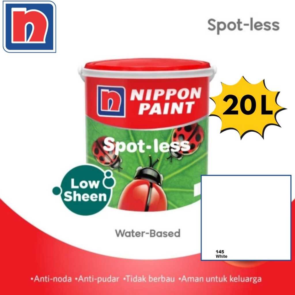 NIPPON SPOTLESS 20L / CAT TEMBOK INTERIOR / CAT ADUKAN NIPPON PAINT
