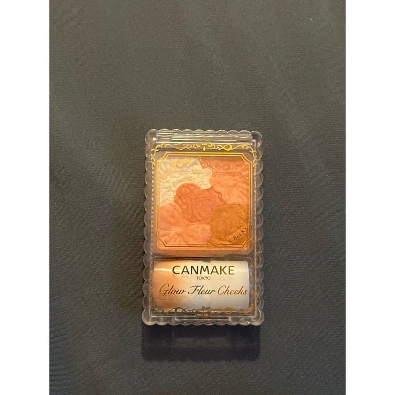 b01 cotton coral canmake glow fleur cheeks