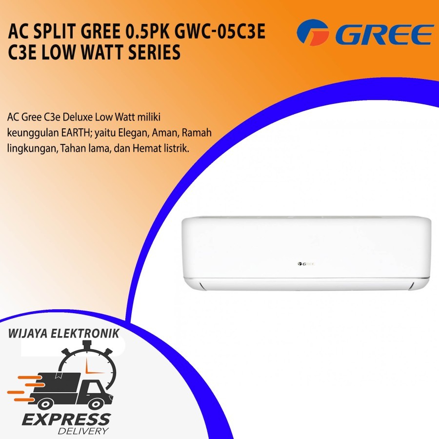 AC GREE 0,5PK - 1PK Low WATT Series GWC-C3ES/AC GREE Low WATT Series