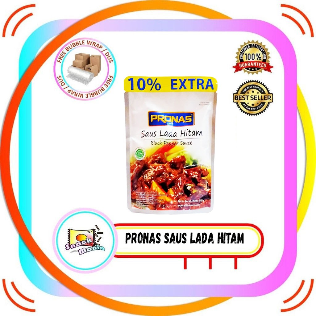 

Pronas Stir Fry Black Pepper Sauce 195 gr Saus Lada Hitam
