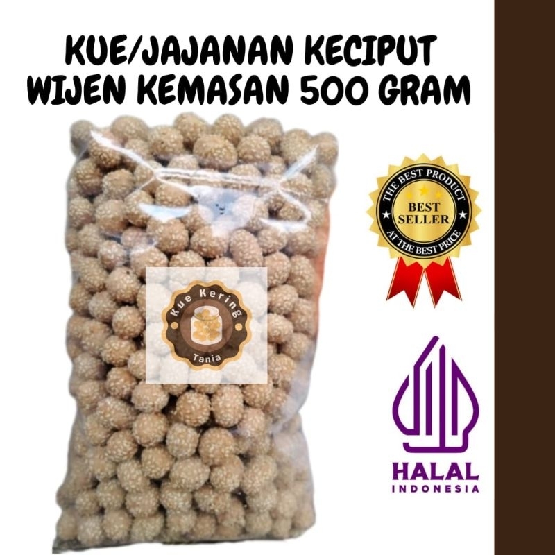 

KUE JAJANAN JADUL TRADISIONAL CAMILAN SNACK KECIPUT BULAT WIJEN KETAN PUTIH ASLI ENAK RENYAH GURIH MANIS SPESIAL PREMIUM HALAL KEMASAN 500 GRAM VIRAL PROMO KHAS JOMBANG JAWA TIMUR/JATIM TStore