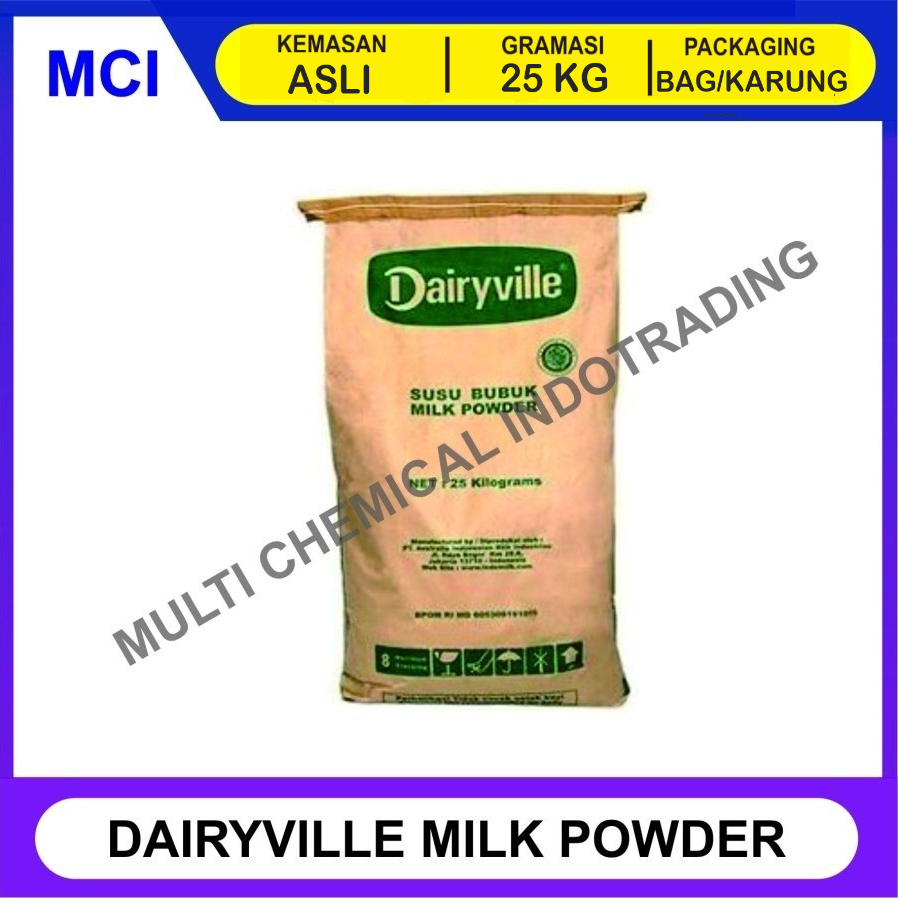 

(KHUSUS GOSEND/INSTANT) SUSU BUBUK INDOMILK DAIRYVILLE - 1 BAG 25 KG / MILK POWDER DAIRYVILLE