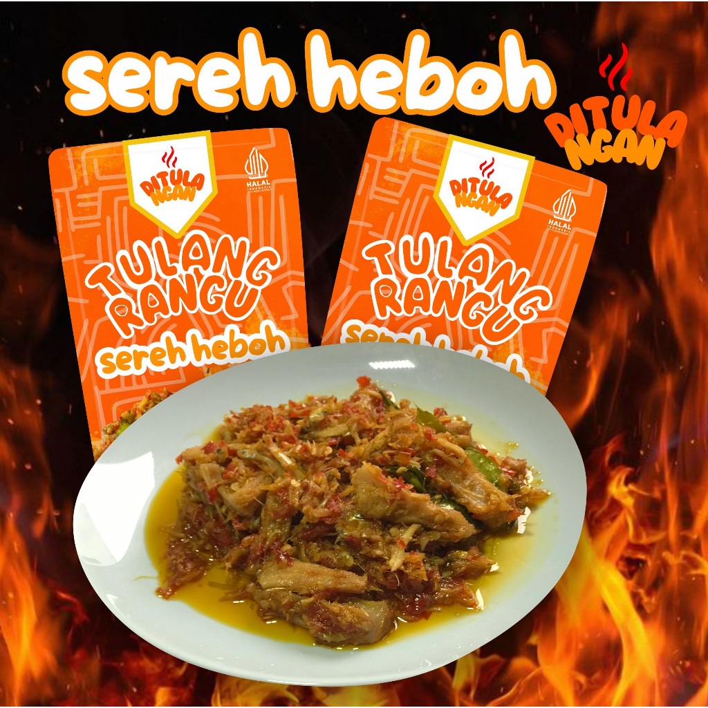 Tulang Rangu Ayam Sambel Sereh heboh Tulang rangu ayam pedes Tulang rangu ayam frozen ditulangan