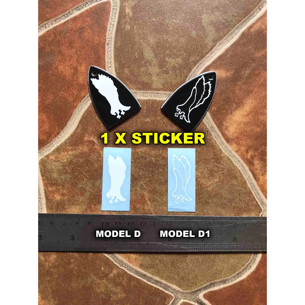Sticker Eagle Hawk Falcon Logo Tutup Trussrod Prs Guitars Private 25th Anniversary Stock Headstock G