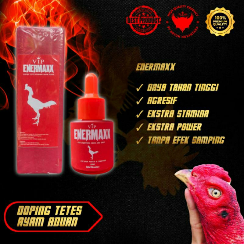ENERMAXX doping tetes ayam bangkok aduan tarung stamina nafas panjang tenaga maksimal