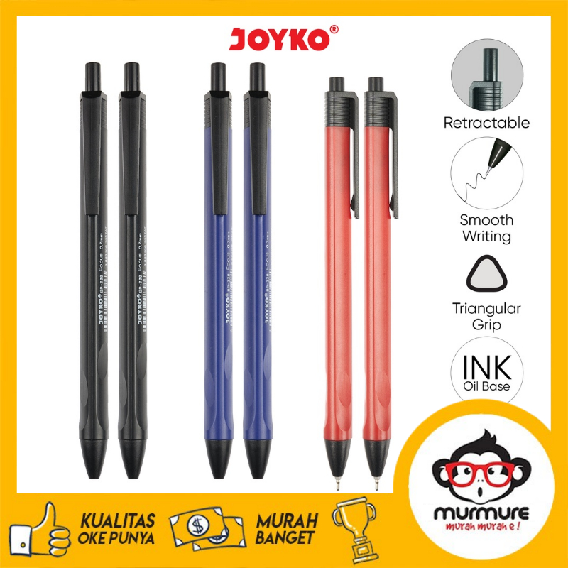 

MURMURE I BALL PEN PULPEN PENA JOYKO BP-338 FOCUS 0.7 MM