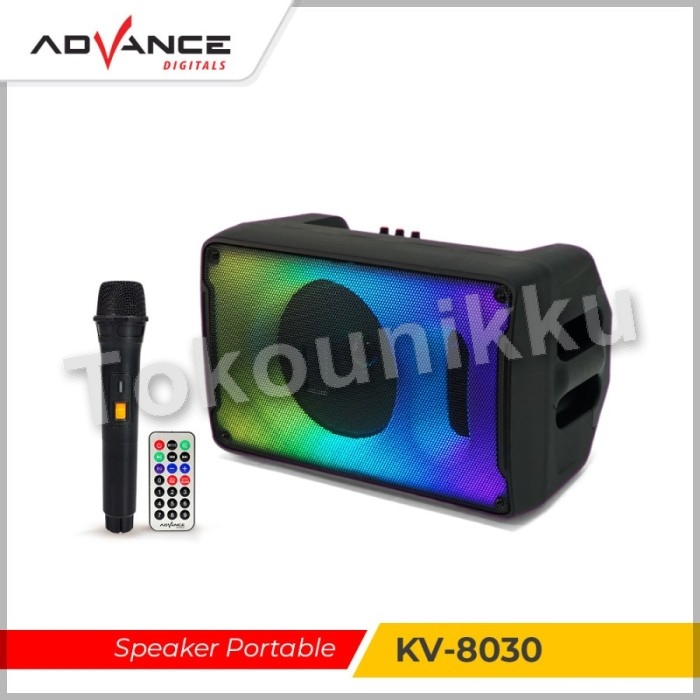 Speaker Advance KV-8030 Bluetooth Portable Free Mic Wireless