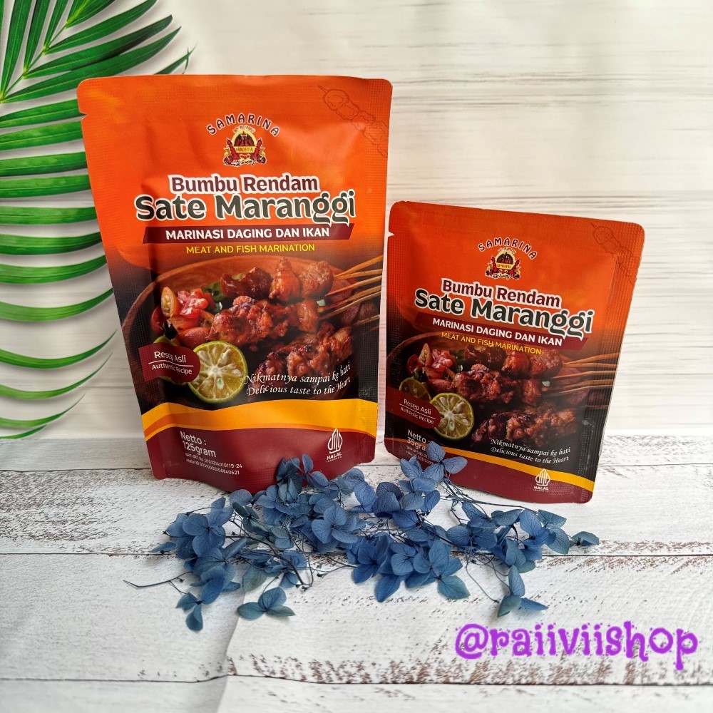 

Raiiviishop - Bumbu Sate Maranggi SAMARINA Khas Purwakarta 35 gram dan 125 gram