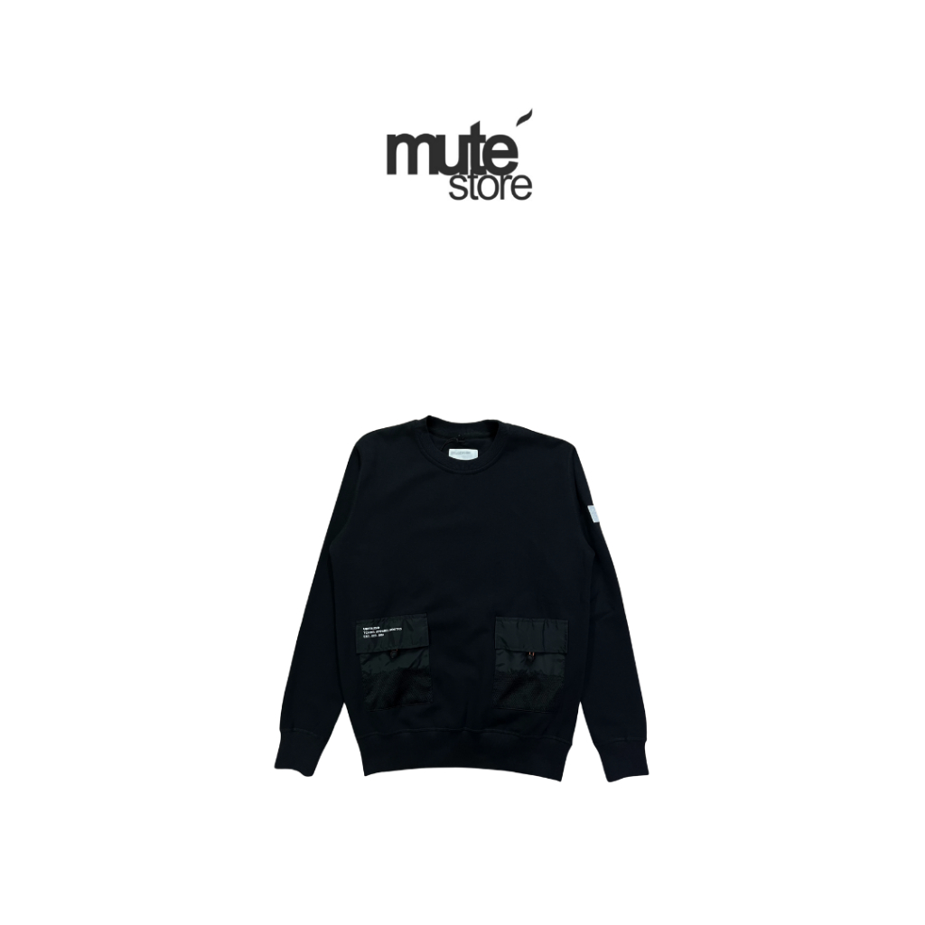 Mute Store PKU SYMPHONIC Crewneck - CREWNECK NET BLACK