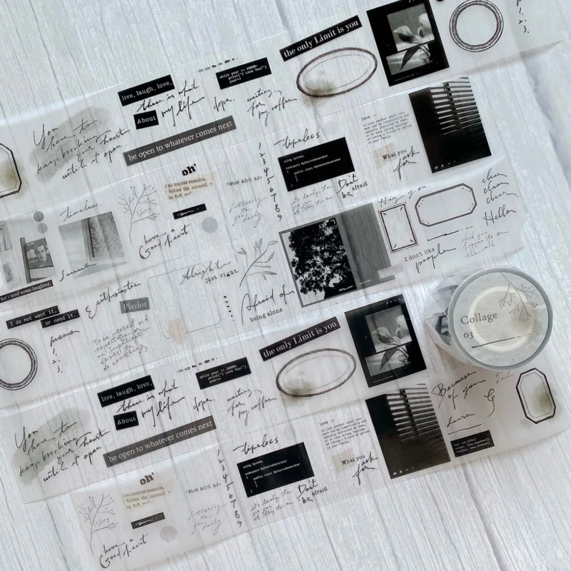 

[Sample per loop] Shiwu Collage 03 PET Tape