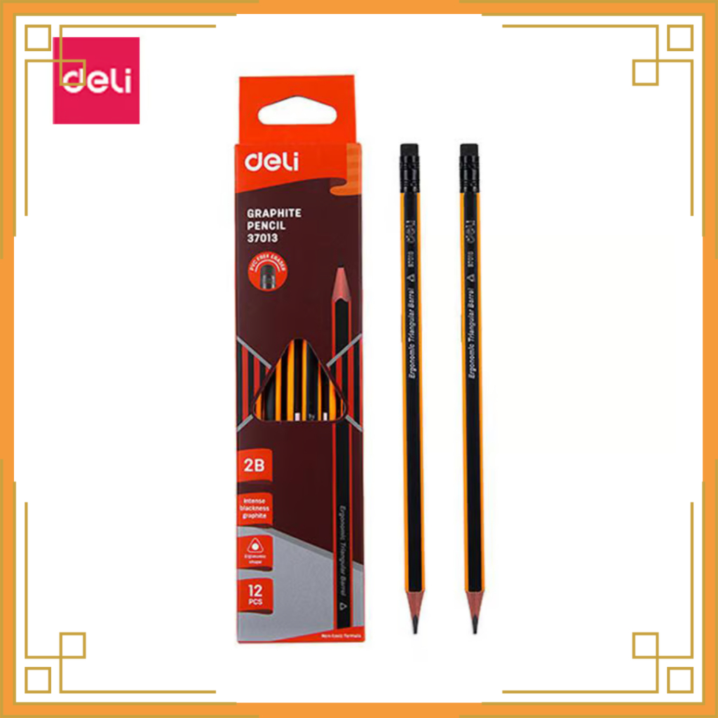 

DELI Pensil 2b graphite 37013 (12 pcs)