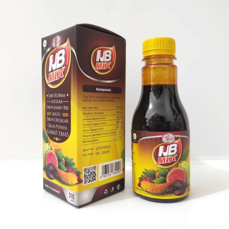 

NB MIX Madu Sari kurma Angkak Ratu Lebah DB MIX Isi 310gr