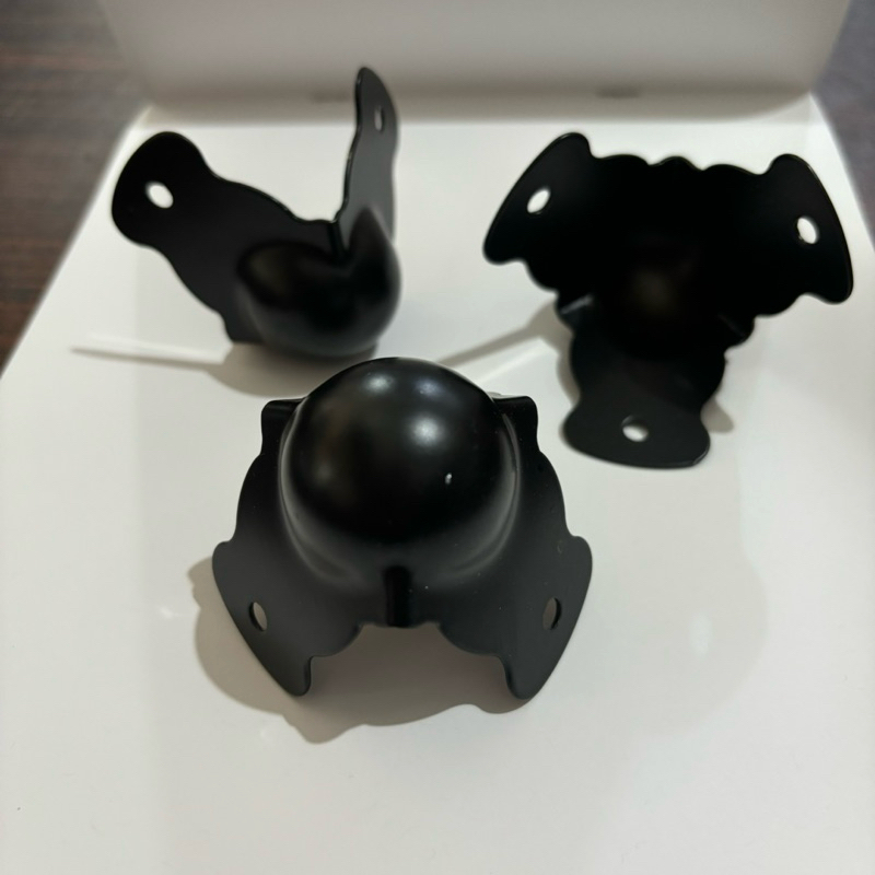 SIKU BESI POJOK BOX benjol hitam | Siku besi corner benjol hitam box