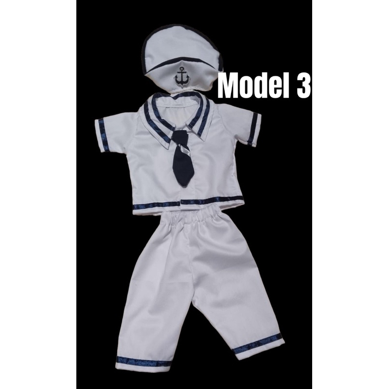 kostum pelaut properti foto bayi Newborn