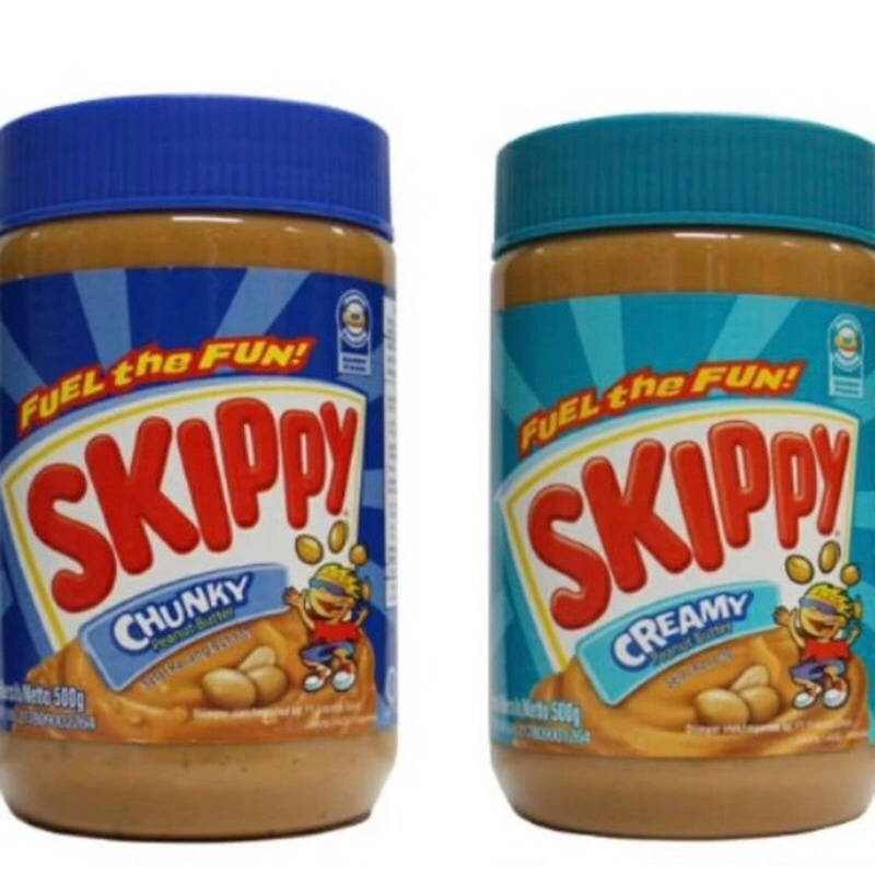 

Skippy peanut butter 500gr creamy & chunky ed 06/26