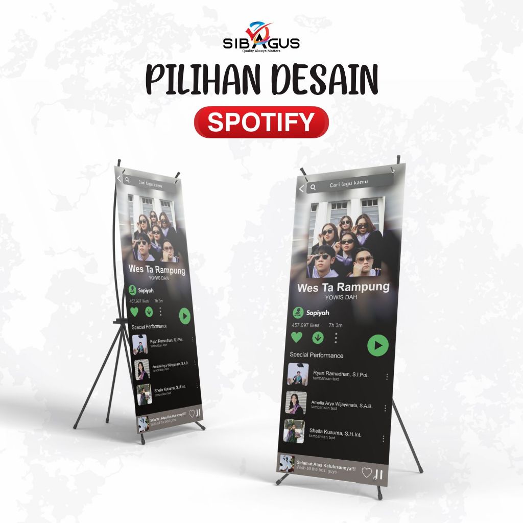 X Banner Wisuda Standing Banner Wisuda Banner Sidang Banner Wisuda Custom