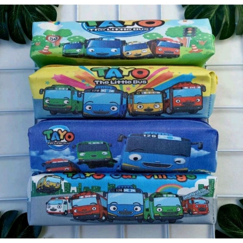 

KOTAK PENSIL TAYO ZIPPER ANAK ANAK | KOTAK PENSIL ZIPPER LUCU