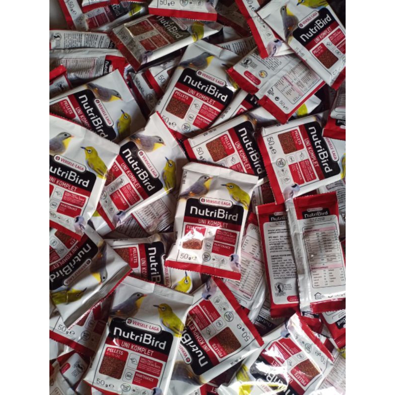 Nutribird uni kemasan saset ekonomis pur burung pemakan buah pur pleci