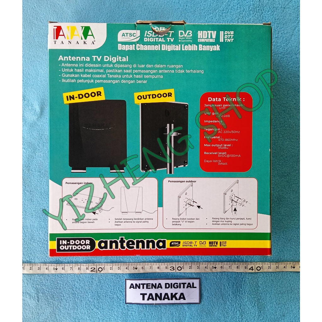 ANTENA DIGITAL INDOOR OUTDOOR TANAKA