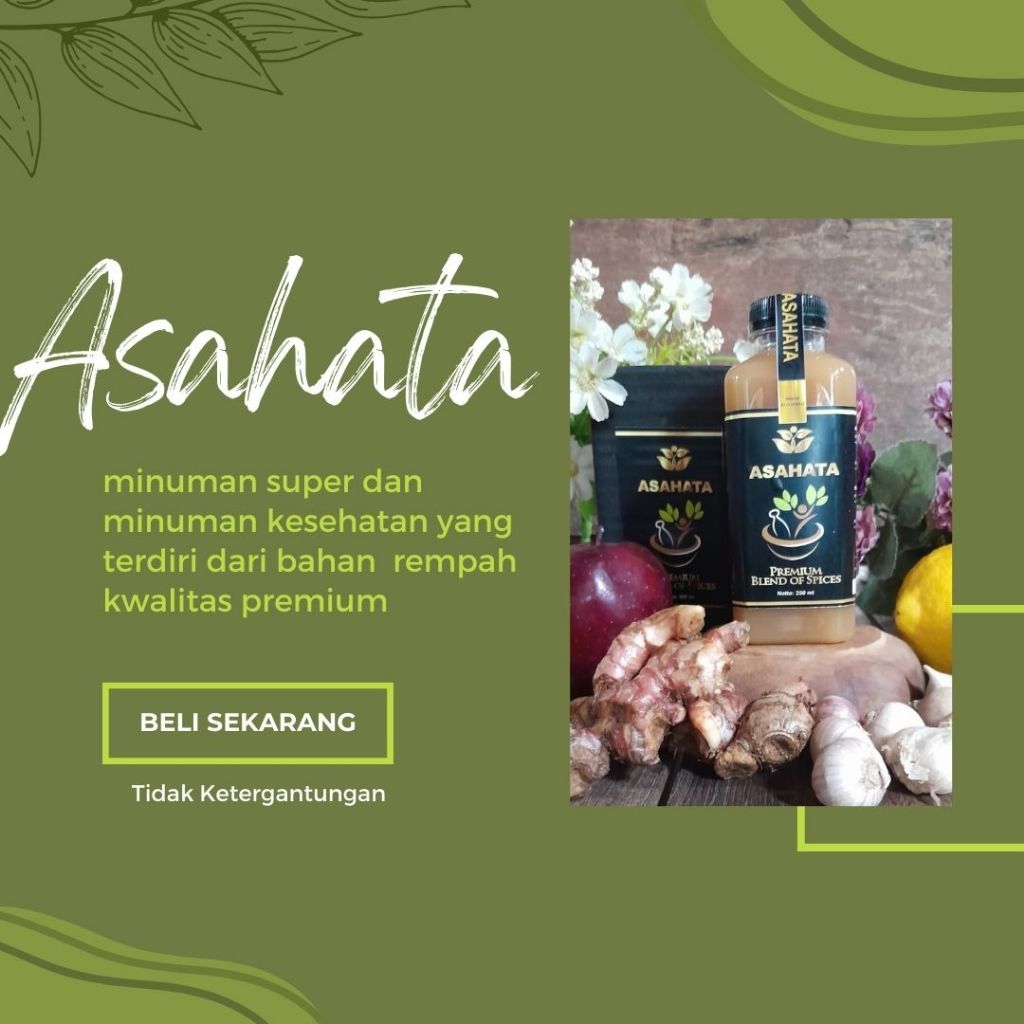 

Asahata Jus Herbal Bawang Putih Tunggal Mencegah Asam Lambung Tidak Ketergantungan