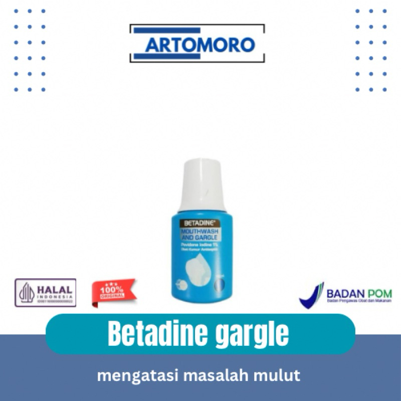 betadine kumur 190 ML / obat kumur / betadine mouthwash and gargle 190 ML / Betadine kumur kecil / B