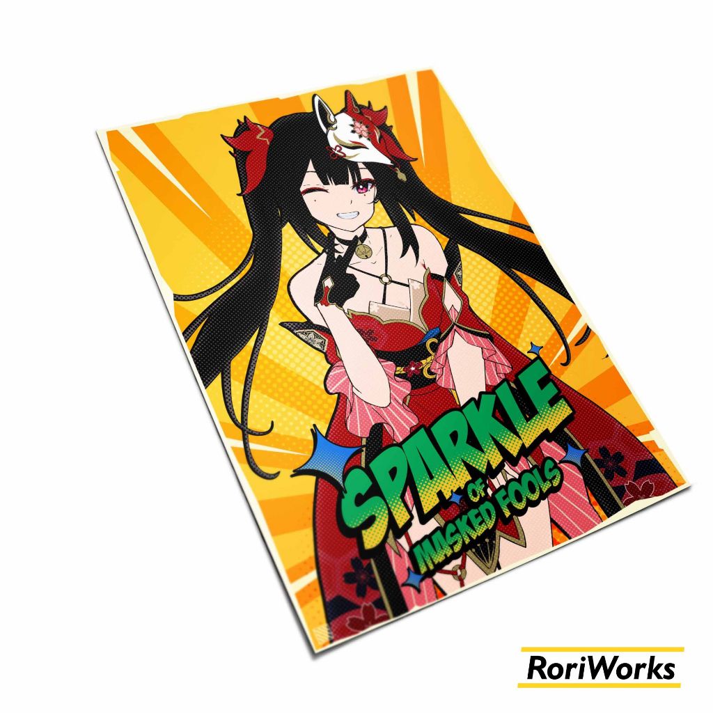 Poster Anime - Sparkle | Honkai Star Rail | Retro Pop Art