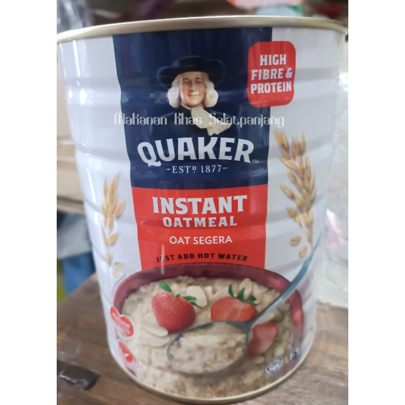 

QUAKER INSTANT OATMEAL SEGERA/QUAKER OATMEAL SEGERA DIMASAK IMPORT MALAYSIA 800GRAM