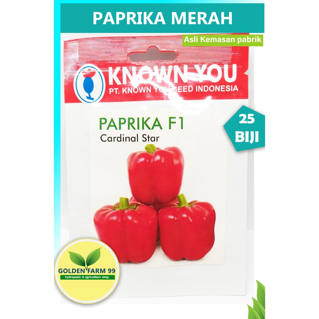 SPESIAL Benih Paprika F1 Cardinal Star Know You Seed
