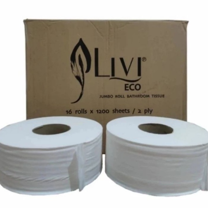 Terbatas tissu jumbo roll livi  livi eco toilet JRT