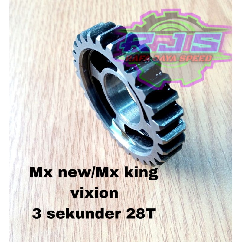 rasio racing jupiter mx new/mx king/vixion gigi 3 sekunder 28T