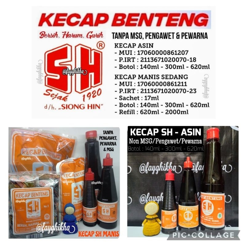 

KECAP SH BENTENG : BOTOL 300ml