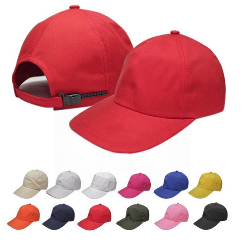 Topi polos merah putih 17 agustus basball cewek cowok kekinian
