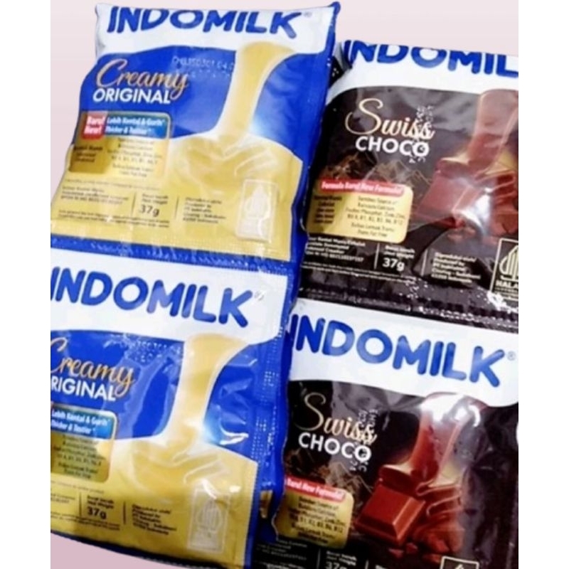 

INDOMILK SUSU KENTAL MANIS SACHET 6X37GR SKM INDOMILK RASA COKLAT DAN PUTIH