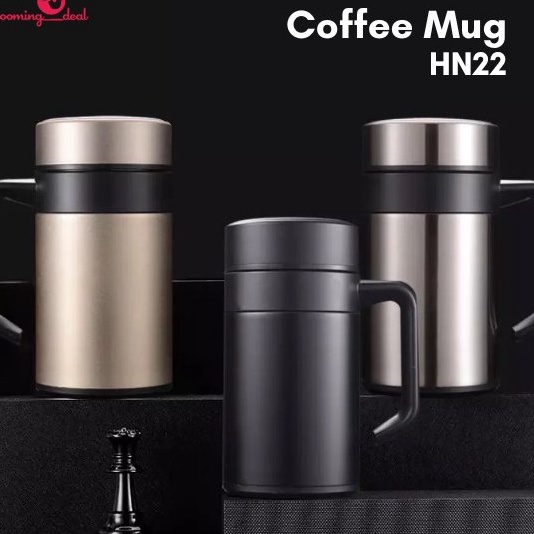 Pilihan Tumbler Coffee Mug Coffee Tea Cup Stainless Steel 4ml HN22