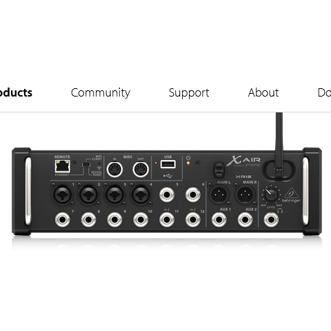 MIXER DIGITAL BEHRINGER X-AIR XR 12