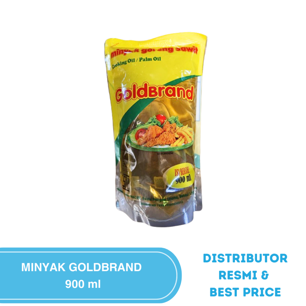 

MINYAK GOLDBRAND 900 ML / 1800 ML Minyak Goreng Kemasan Bungkus