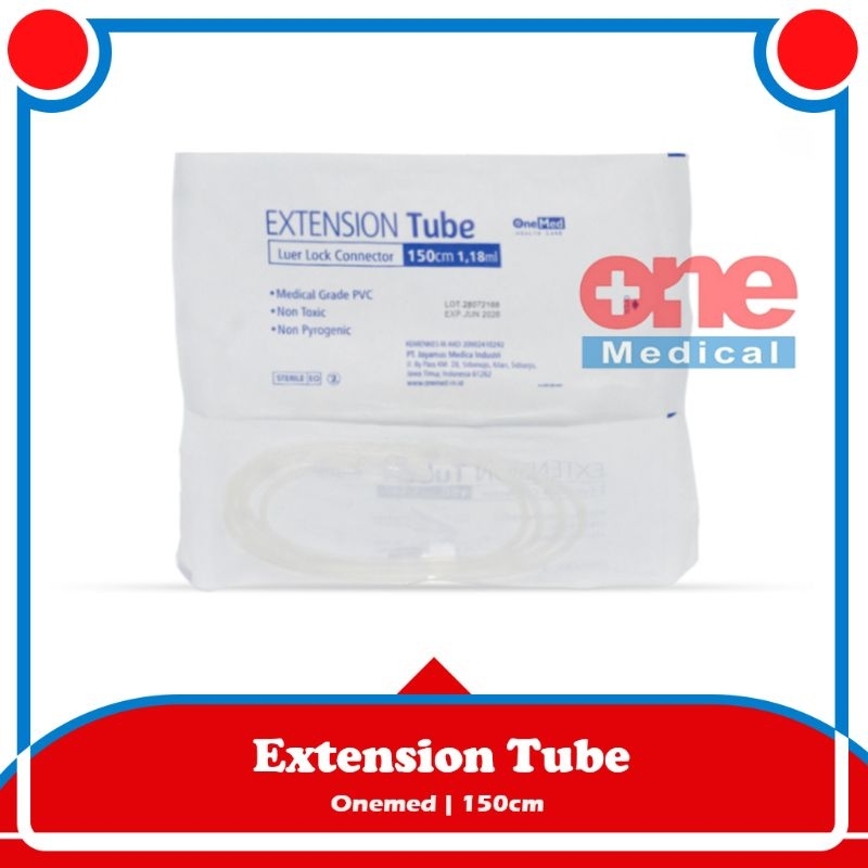 Extension Tube Luer Lock Connector 150cm OneMed