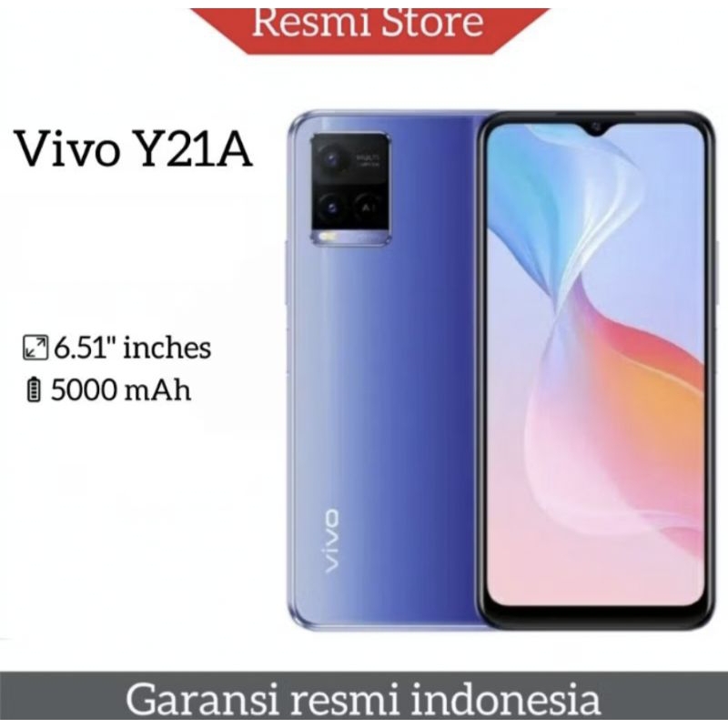 VIVO Y21A RAM 4/64 GB NEW BERGARANSI