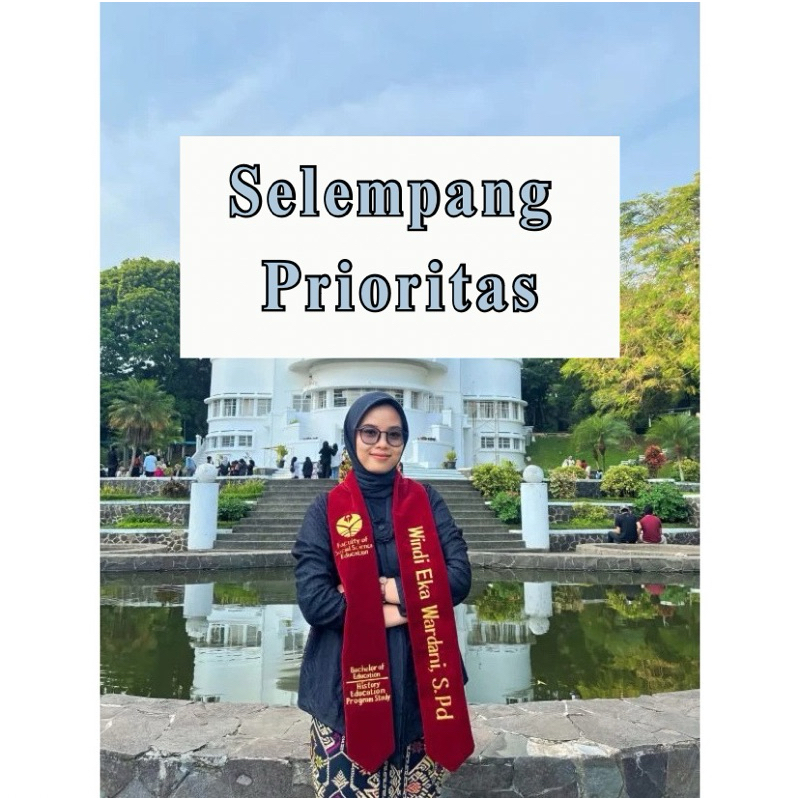 selempang wisuda Pembuatan Sehari jadi bisa request arab sash baltos bandung komputer dan manual