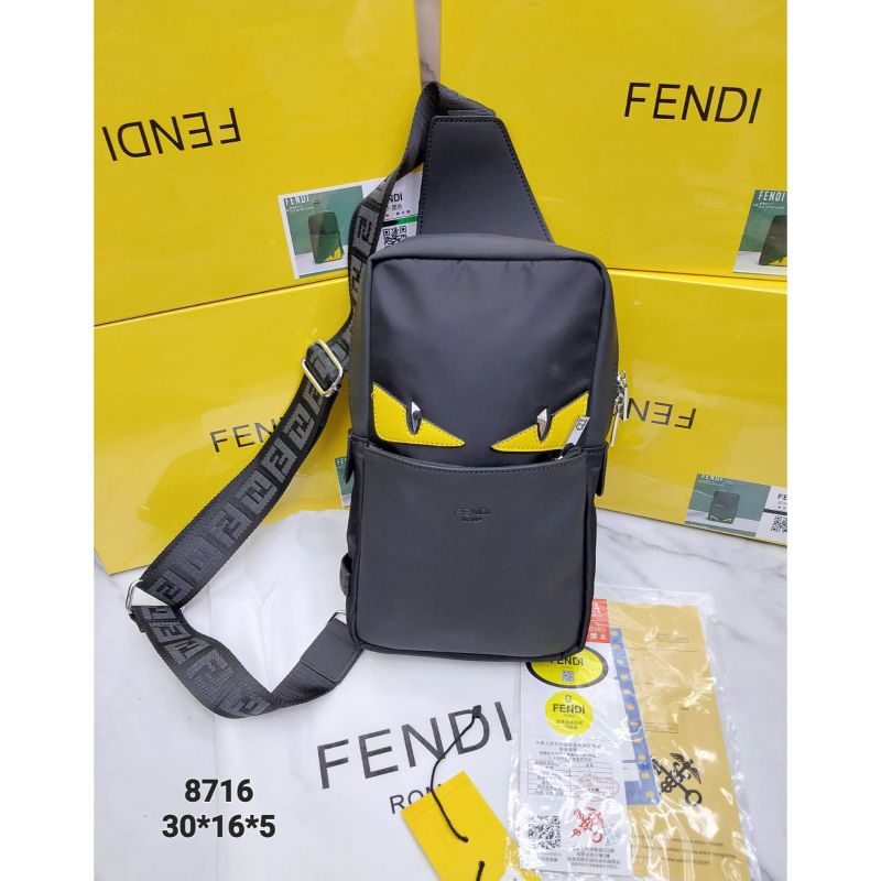 BODYBAG PRIA MEWAH TAS SELEMPANG PRIA IMPORT FENDI1126