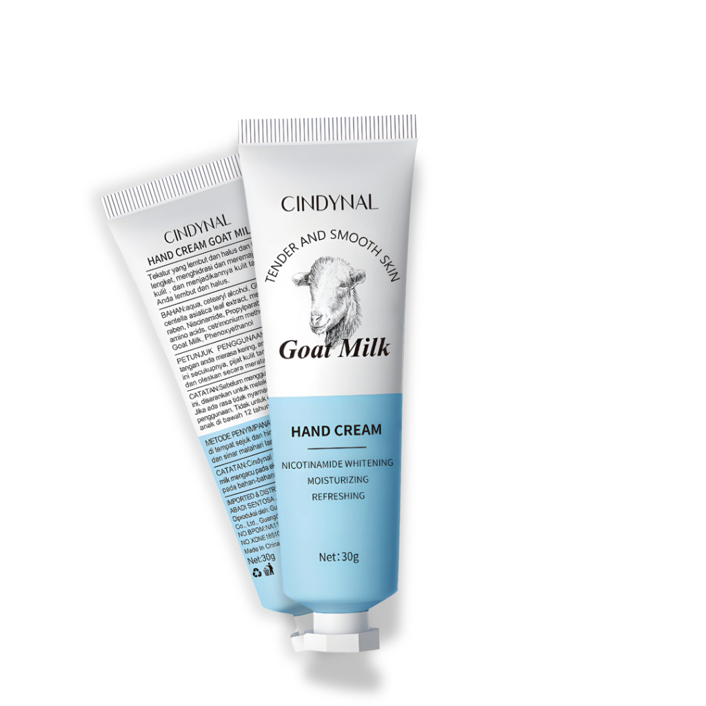 YZKMSKIN - Cindynal Hand Cream Goatmilk Krim Tangan Handbody 30g Niacinamide