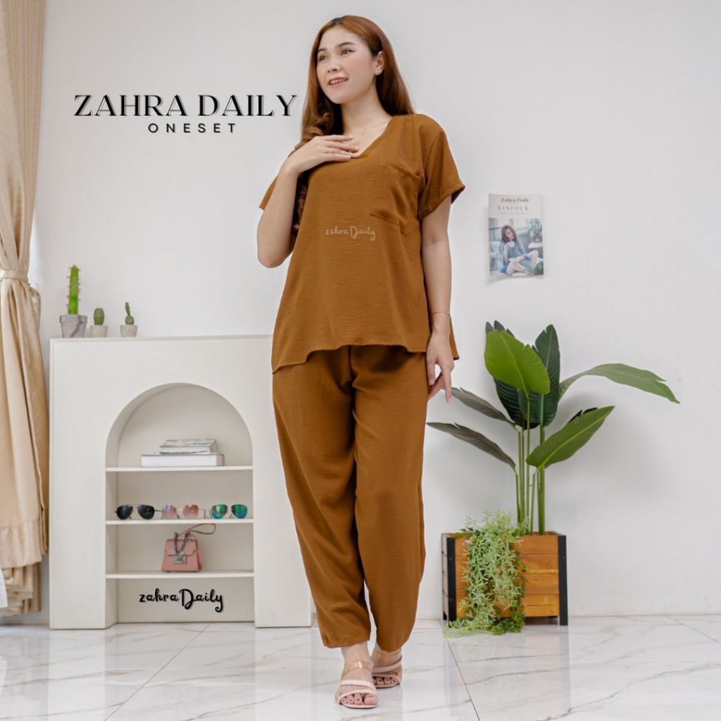 Pri ONE SET CRINKLE JUMBO SETELAN WANITA JUMBO SET PAJAMAS JUMBO CRINKLE