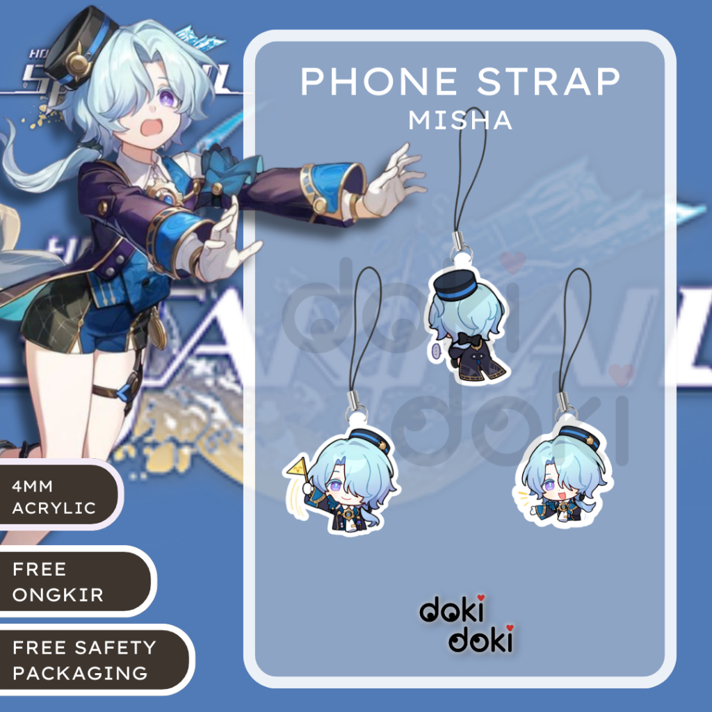 PHONE STRAP HP MISHA HONKAI STAR RAIL