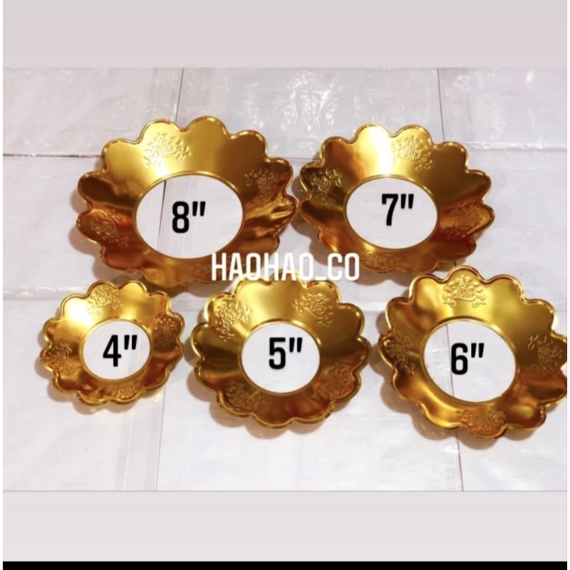 Piring / Piringan Hiolo Abu untuk Hiolo Sembahyang Bahan Kuningan