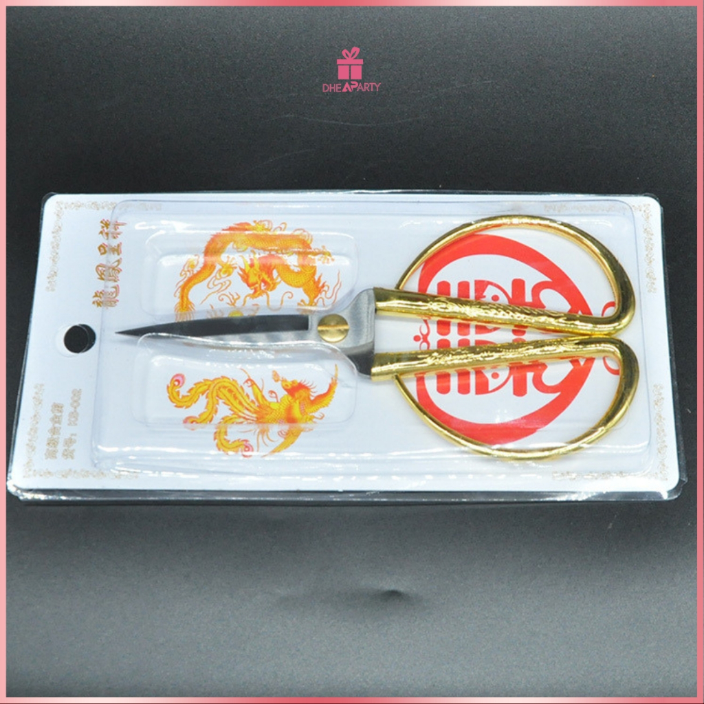 

DP Gunting Sangjit Potong Pita Upacara Wedding Chinese / Gunting Emas Dragon Phoenix Wedding WED76