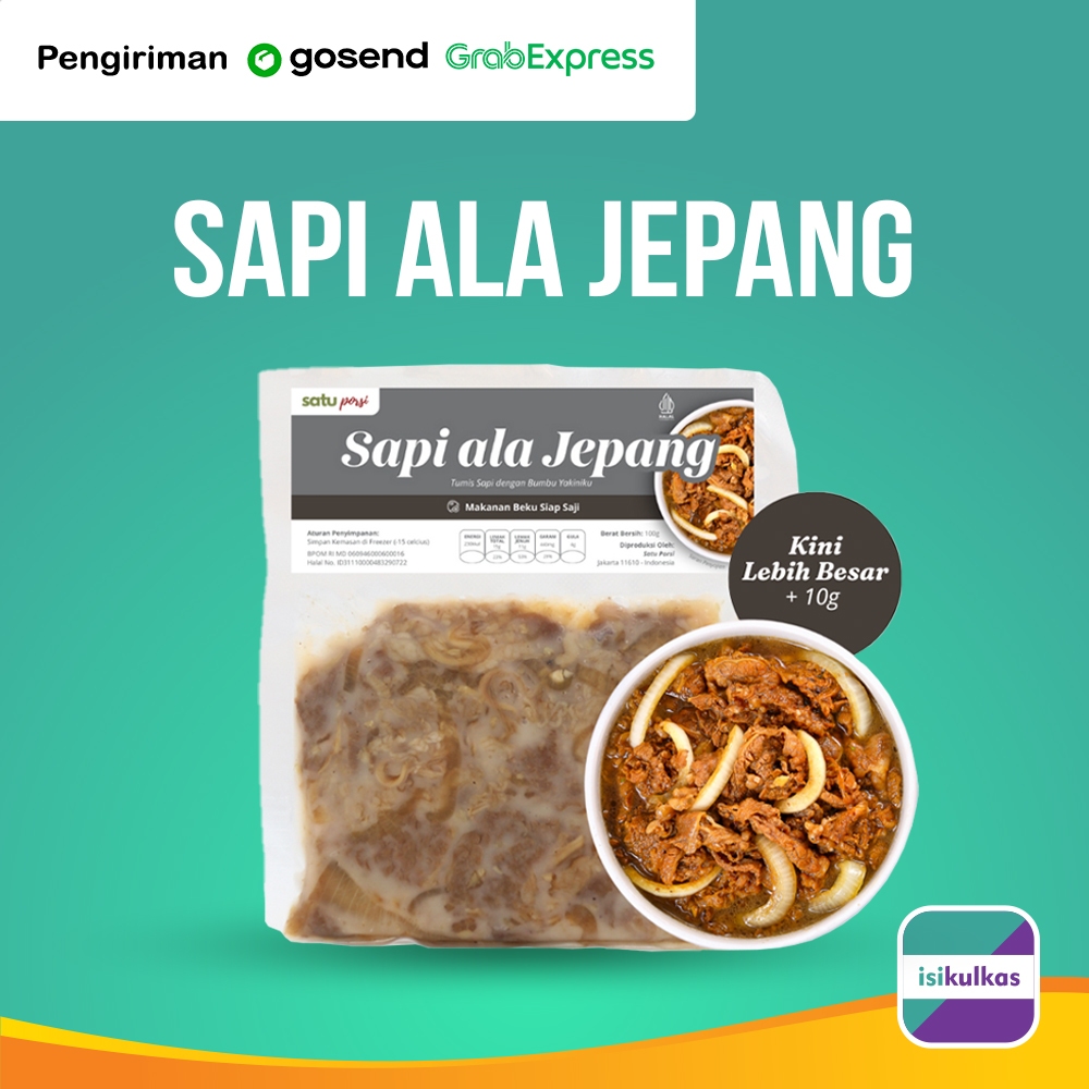

Sapi Ala Jepang - Satu Porsi - 100Gram (Frozen)